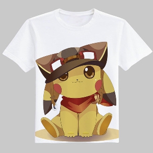 Αντρικά T-shirts Pikachu από Pokémon σε μια ποικιλία από ενδιαφέροντα σχέδια