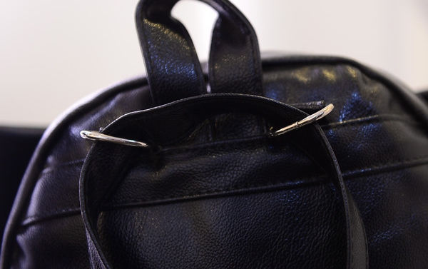 Сладка дамска раница в син,розов и черен цвят - панда и слонче