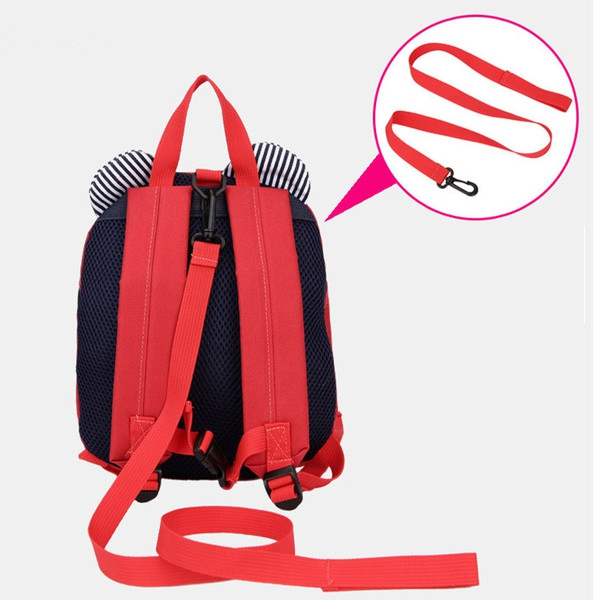 Мини детски раници с мека повърхност за училище Мече червени, сини, черни, цикламени за момченца и момиченца