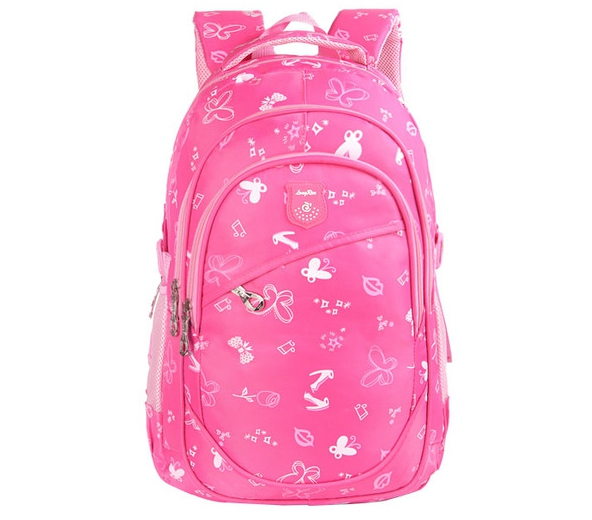Детски ученически раници за момчета и момичета за начално, основно училище и гимназия: розови, лилави модели