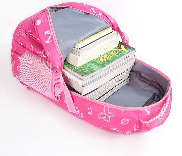 Детски ученически раници за момчета и момичета за начално, основно училище и гимназия: розови, лилави модели