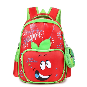 Детски училищни раници подходящи за момчета и момичета в различни цветове - ябълка