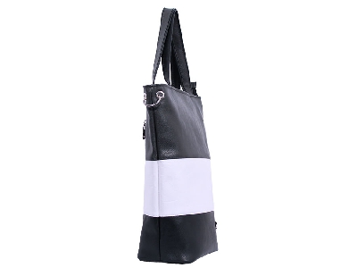 Дамски модерни български чанти от изкуствена кожа 3 модела в комбинации от черни, бели, тъмносини, червени, бежови цветове