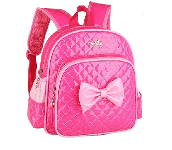 Παιδικές  σχολικές τσάντες με κορδέλα για τα κορίτσια κατάλληλα για τους νεότερους μαθητές ροζ, κυκλάμινα, πράσινο, μωβ