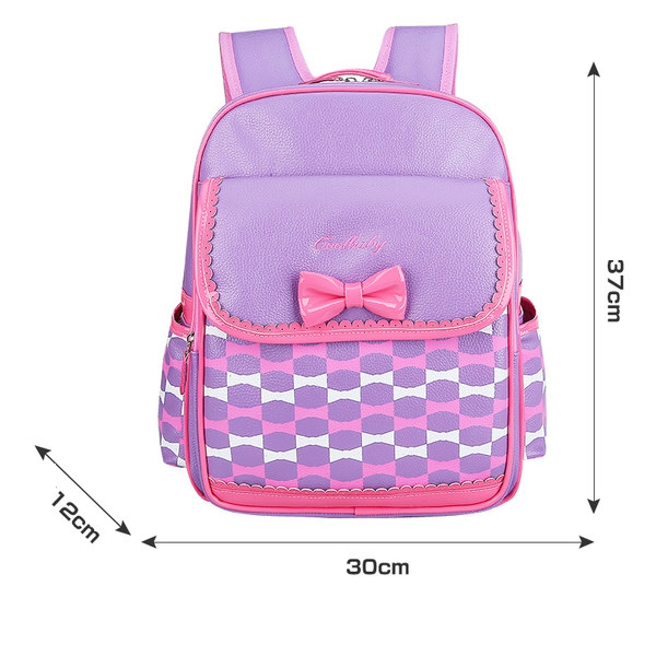 Детски ученически раници за момчета и момичета розови, сини, зелени с панделка за начално и основно училище 