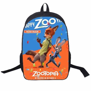 Zootopia  РАНИЦА с всички герои от анимационното детско филмче, подходяща за деца от 3 до 5 клас