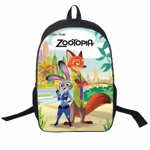 Zootopia  РАНИЦА с всички герои от анимационното детско филмче, подходяща за деца от 3 до 5 клас