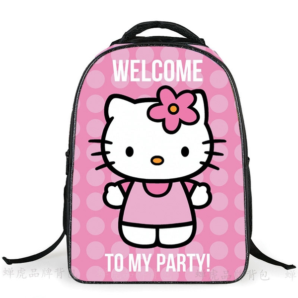 Детски ученически раници с 3D анимации за момчета и момичета - Хелоу Кити Кукла Барби розови лилави модели