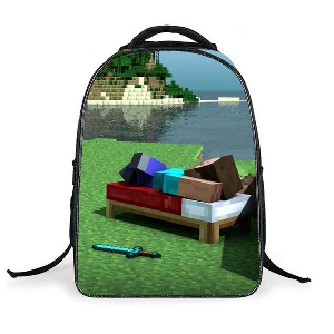 Τα παιδιά Minecraft Children\'s 3D Cartoon Color Backpacks για σχολείο κατάλληλα για αγόρια και κορίτσια σε διάφορα μοντέλα