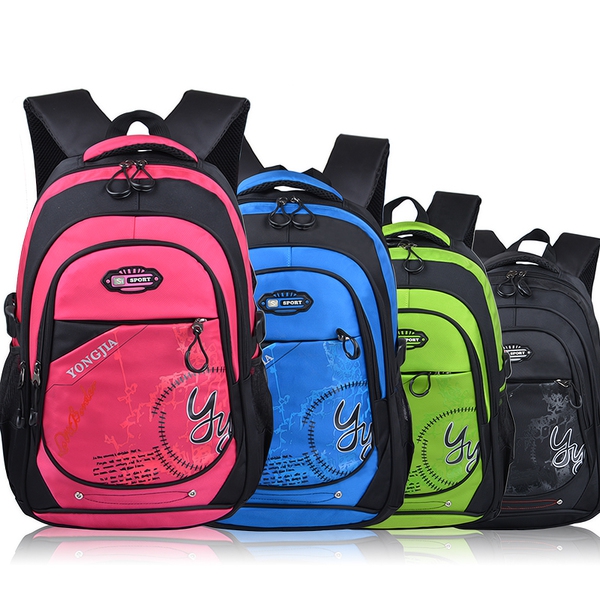 Детски ученически раници за момчета и момичета топ модели за училище в черен син зелен розов цвят