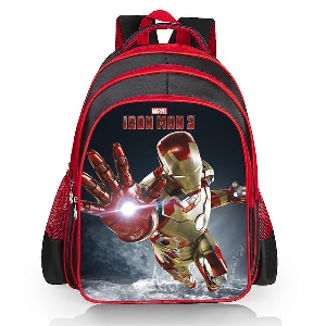 Детска ученическа раница за момчета - Iron man, Big Hero 6 и Спайдърмен 