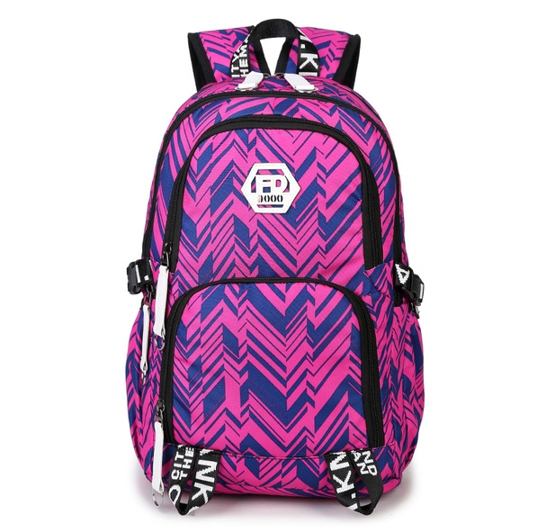 Дамска раница за училище и ежедневие за гимназиален курс, университет: 4 модела в червен, зелен, лилав цвят