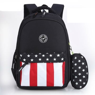 Παιδικές  σχολικές τσάντες για τα αγόρια και τα κορίτσια - μαύρο, ροζ, μπλε μοναδικά μοντέλα με διαστάσεις 42/26/16