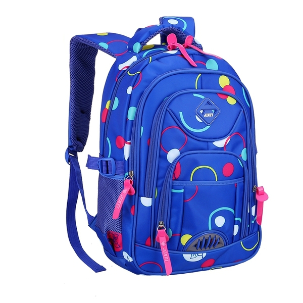 Детски цветни ученически раници за момчета и момичета розови, сини, черни