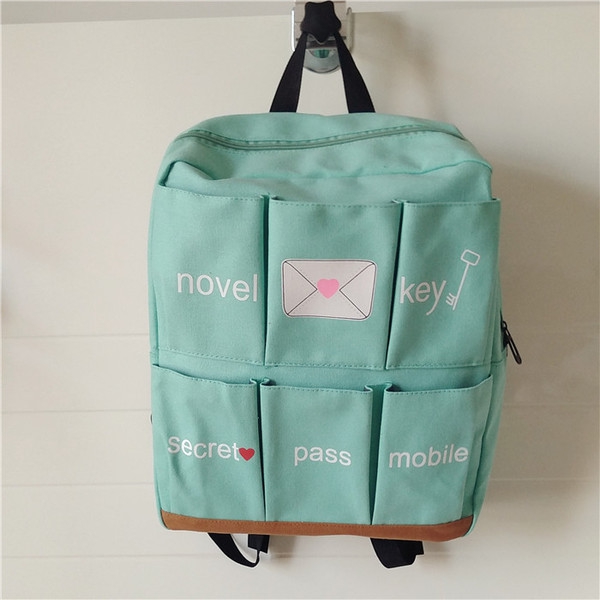 Раници за училище 4 модела в розови, светлозелени, оранжеви за момичета подходящи за училище и пътуване