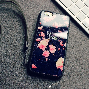 Iphone Θήκη  για το τηλέφωνό κατάλληλο για κυρίες σε 2 μοντέλα με ροζ λουλούδια