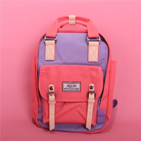 Детски раници за училище 4 специални модела розови, лилави, червени за момичета