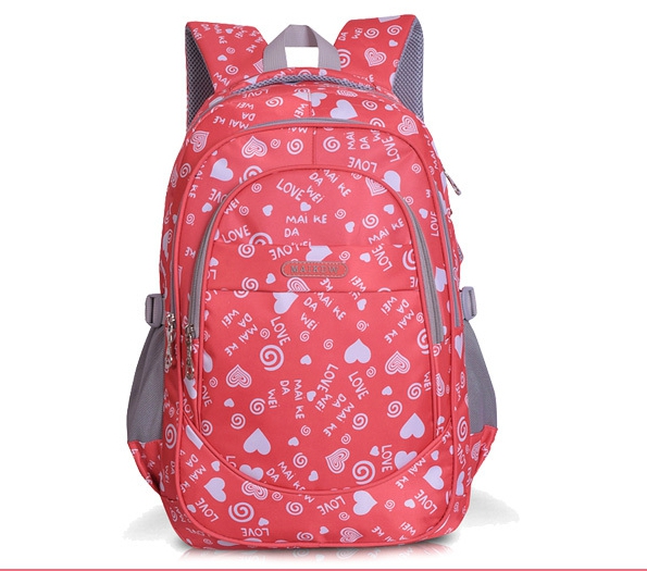 Αδιάβροχα σακίδια τα παιδιά για το σχολείο σε τρία χρώματα, δύο μεγέθη για τα κορίτσια.