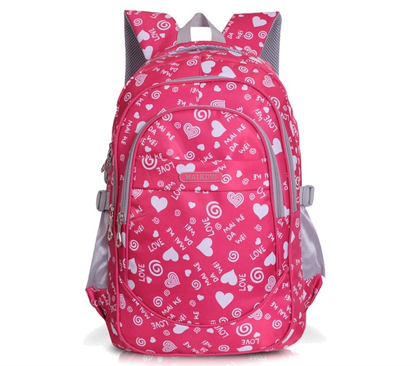 Αδιάβροχα σακίδια τα παιδιά για το σχολείο σε τρία χρώματα, δύο μεγέθη για τα κορίτσια.