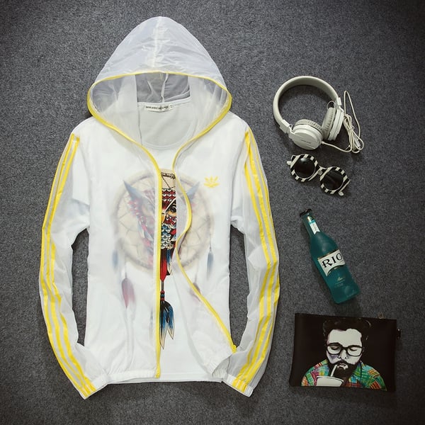 Дамски и мъжки якета слънцезащитни туристически ветровки 19 цветови комбинации