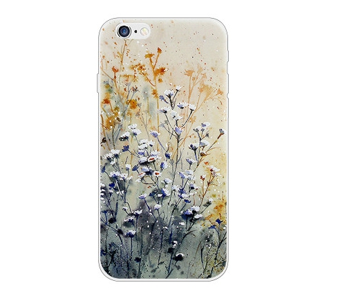 Apple Mobile Shell 4.7 iPhone6 ​​Θήκη σιλικόνης μαλακό μεταφοράς με floral μοτίβα για  τηλέφωνο