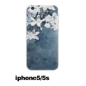 iPhone6 ​​Apple προστάτης τηλέφωνο μαλακή σιλικόνη με floral μοτίβα για το iPhone 6/6s 5/5s, iPhone  6p/ 6 sp