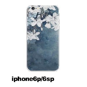 iPhone6 ​​Apple προστάτης τηλέφωνο μαλακή σιλικόνη με floral μοτίβα για το iPhone 6/6s 5/5s, iPhone  6p/ 6 sp