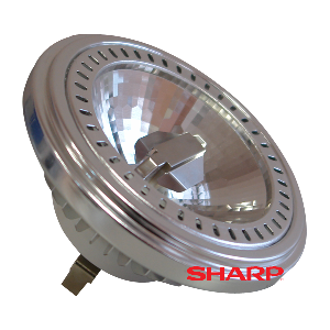 LED Крушка - AR111 40° 15W 12V Бяла светлина