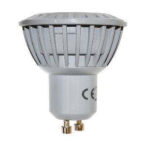 LED Крушка - 5W GU10 Пластик Бяла Светлина