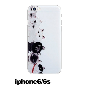 Кейсове за мобилен телефон iPhone 5/5s iPhone 6/6s iPhone 6p/6sp с котета в 2 модела
