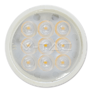 LED Крушка - 3W GU10 Пластик 4500K