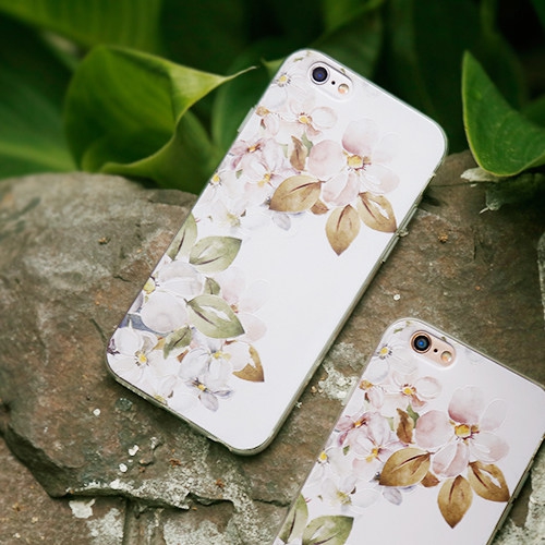 Телефонен кейс подходящ за дамите с флорални мотиви за iPhone 6/6s iPhone 6p/6sp