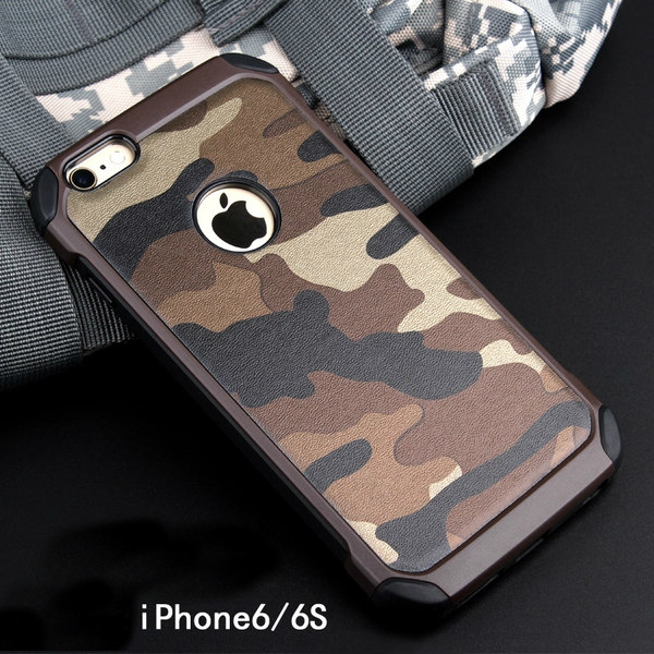 Камуфлажен кейс за iPhone 6plus/6Splus iPhone 6/6s в зелен,син и кафяв модел