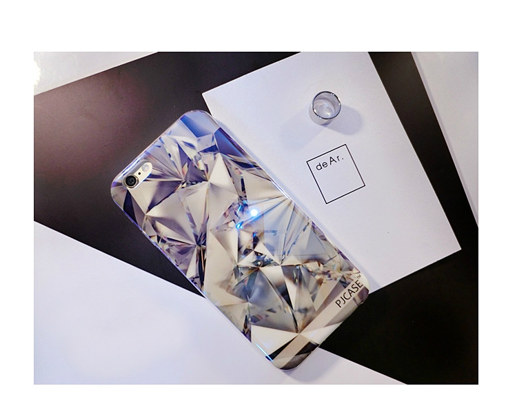Силиконов кейс за iPhone 6/6s iPhone 6/6sp iPhone 5/5s в 1 модел тип диамант 
