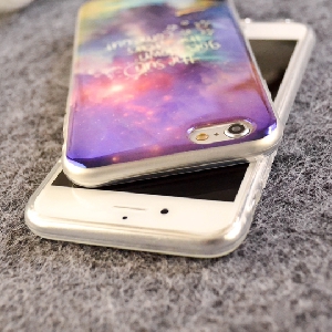 Силиконов кейс за iPhone 5/5s iphone 6/6s iPhone 6plus/6sp - ден и нощ