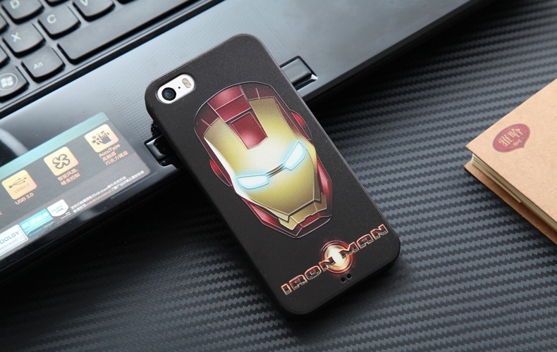 Кейс за iPhone 5S в 23 различни модела - Супермен,Батман,Супер марио,Спайдърмен,тигър,черепи и други