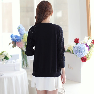 Дамска жилетка пролетно-есенна с дълъг ръкав с копчета