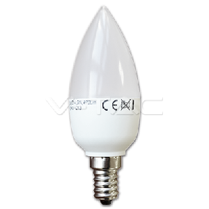 LED Крушка - 6W E14 Кендъл Топло Бяла Светлина Димируема