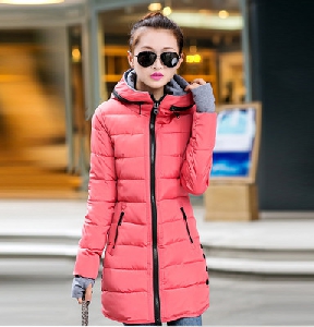 Дебели дамски якета подходящи за ежедневие в 13 различни цветови модела 