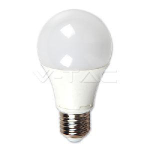LED Крушка - 5W E27 A60 Термо Пластик Топло Бяла Светлина