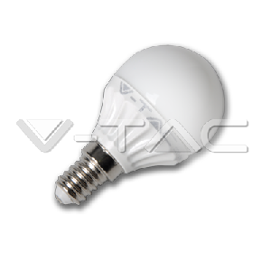 LED Крушки - 4W E14 P45 Бял