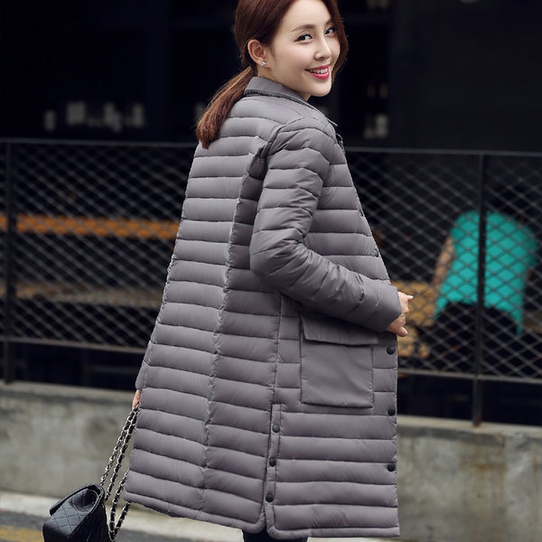 Дамско зимно модерно яке с невероятна комбинация с пълнеж от памук и покривен материал полиестер червено, сиво, черно