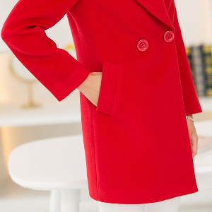 Γυναικείο λεπτό παλτό σε διάφορα χρώματα κόκκινο, γκρι, ροζ, διάφορες αποχρώσεις