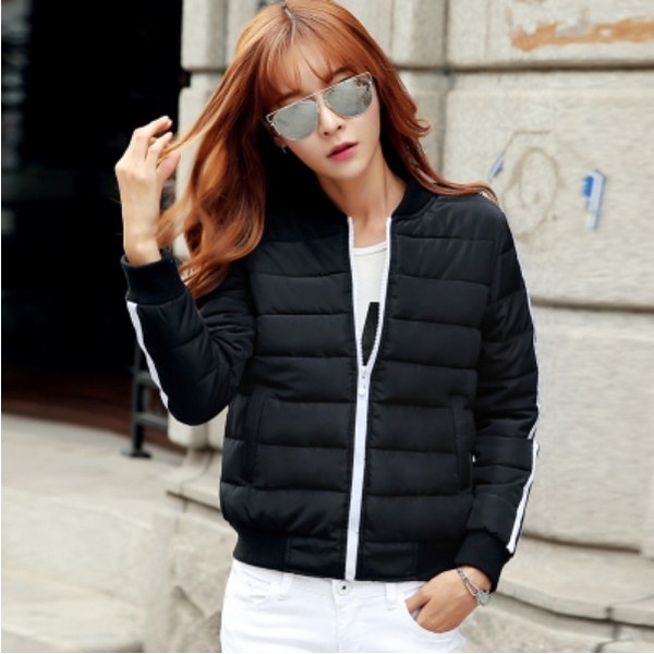 Дамско елегантно късо памучно яке червено, зелено, бяло, черни с ленти есенно пролетно и зимно