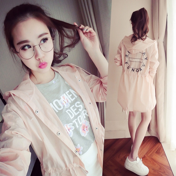 Дамско дълго тънко яке със защита от слънцето