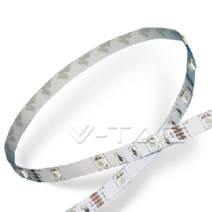 LED Лента 5050 - 30 диода на метър  Топло бяла светлина Невлагозащитена
