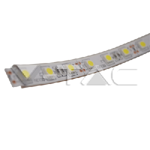 LED Лента SMD5050 - 60 диода на метър  Бяла IP65