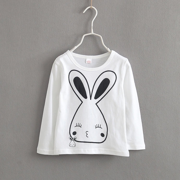 Детски блузки универсални за момичета и момчета червени бели сини розови пони зайче