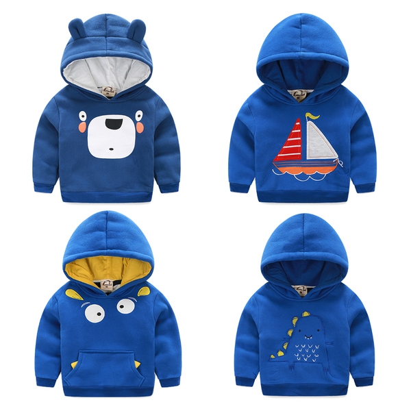 Детски суичър с качулка с ушички