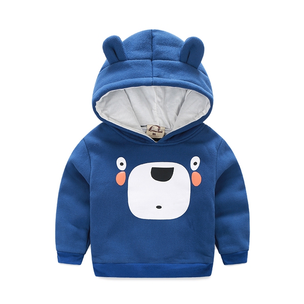 Детски суичър с качулка с ушички